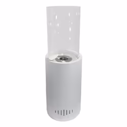 DIVINA FIRE Torcello, Caminetto freestanding, Bioetanolo, Bianco, Interno/esterno, Rotondo, 1,5 - 2 h