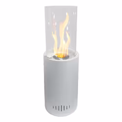 DIVINA FIRE Torcello Interno/esterno Caminetto freestanding Bioetanolo Bianco