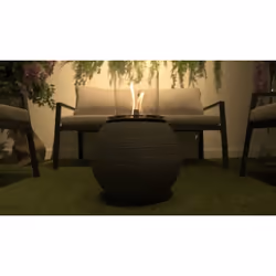 DIVINA FIRE Botticelli Interno/esterno Caminetto freestanding Bioetanolo Grigio - Vista aggiuntiva 8