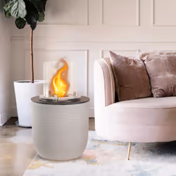 DIVINA FIRE Raffaello Interno/esterno Caminetto freestanding Bioetanolo Beige - Vista aggiuntiva 8