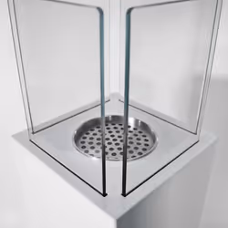 DIVINA FIRE Capri 70 Interno/esterno Caminetto freestanding Bioetanolo Bianco - Vista aggiuntiva 5