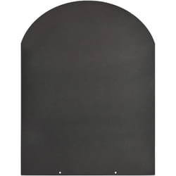 Pedana salvapavimento per stufe a legna e pellet in acciaio 90x80