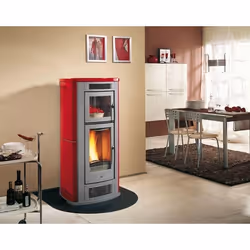 Pedana salvapavimento per stufe a legna e pellet in acciaio 90x80
