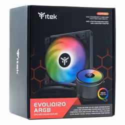 itek EVOLIQ 120 ARGB Processore Raffreddatore di liquidi tutto in uno 12 cm - Vista aggiuntiva 5