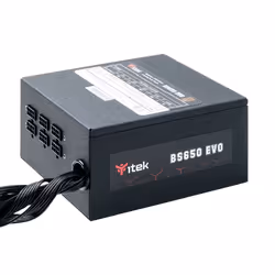 itek BS650 alimentatore per computer 650 W 24-pin ATX ATX Nero - Vista aggiuntiva 8