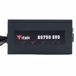 itek BS750 alimentatore per computer 750 W 24-pin ATX ATX Nero - Vista aggiuntiva 6