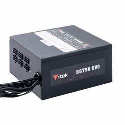 itek BS750 alimentatore per computer 750 W 24-pin ATX ATX Nero - Vista aggiuntiva 8