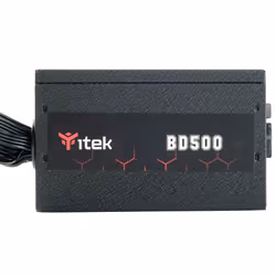 itek BD500 alimentatore per computer 500 W 24-pin ATX ATX Nero - Vista aggiuntiva 5