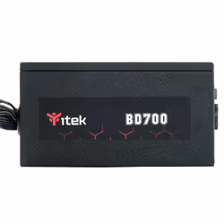 itek BD700 alimentatore per computer 700 W 24-pin ATX ATX Nero - Vista aggiuntiva 6