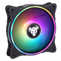 itek ITCFA12IO sistema di raffreddamento per computer Case per computer Ventilatore 12 cm Bianco - Vista aggiuntiva 5