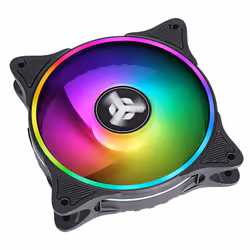 itek ITCFA12IO sistema di raffreddamento per computer Case per computer Ventilatore 12 cm Bianco - Vista aggiuntiva 8