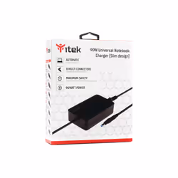 itek ITNBSD90 adattatore e invertitore Interno 90 W Nero - Vista aggiuntiva 6