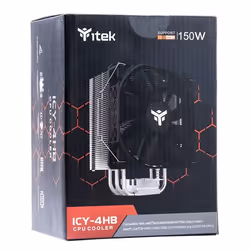itek ICY-4HB Processore Refrigeratore 12 cm Nero - Vista aggiuntiva 6