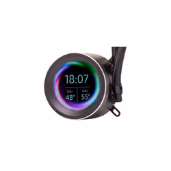 itek ARCTIC SPHERE LCD 240 Processore Kit di raffreddamento a liquido 12 cm Nero - Vista aggiuntiva 5