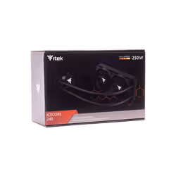 itek ICECORE 240 Processore Kit di raffreddamento a liquido 12 cm Nero - Vista aggiuntiva 6