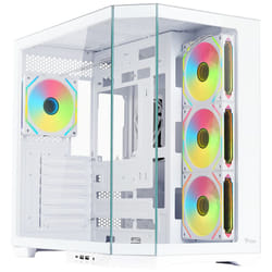 itek DARK CAVE AKU Tower Bianco