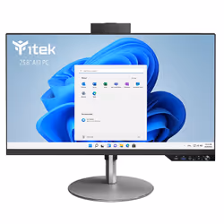 itek ITPCAB2461BHW, PC barebone, Intel H610, LGA 1700, DDR5-SDRAM, M.2, Seriale ATA II, 120 W