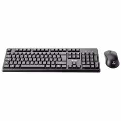 itek DEC W01 tastiera Mouse incluso Universale RF Wireless QWERTY Inglese, Italiano Nero - Vista aggiuntiva 3