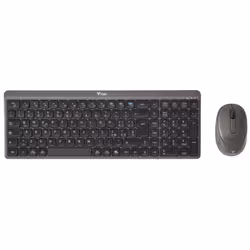 itek DEC WS01 tastiera Mouse incluso Universale RF senza fili + Bluetooth QWERTY Inglese, Italiano Nero, Grigio - Vista aggiuntiva 2