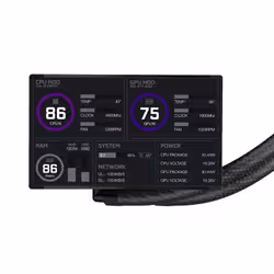 itek THERMORA 50B Processore Raffreddatore di liquidi tutto in uno 12 cm Nero - Vista aggiuntiva 4