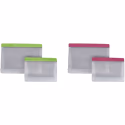 Set 2 bustine salva-freschezza, SìChef In plastica peva Chiusura ermetica Riutilizzabili Ideale per conservare il cibo più a ...