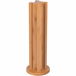 Porta capsule caffè SìChef In legno di bambù 4 alloggi Base tonda Adatto a capsule con diametro di 3,5 cm Misure: Ø11 x h. 32 ...