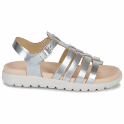 Sandali bambini Geox J SANDAL SOLEIMA GIR Argento - 31 - Vista aggiuntiva 2