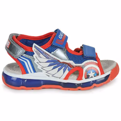 Sandali bambini Geox J SANDAL ANDROID BOY Blu - 34 - Vista aggiuntiva 2