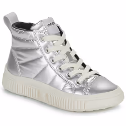 Scarpe bambini Geox J LAQUINNY GIRL Argento - 29