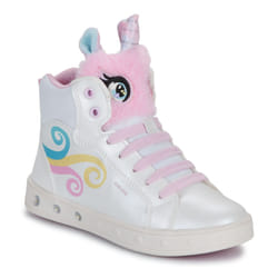Scarpe bambini Geox J SKYLIN GIRL Bianco - 29