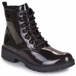 Stivaletti bambini Geox J CASEY GIRL GLITTER Nero - 38