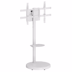 Techly ICA-TR55, 200 x 200 mm, 400 x 600 mm, -10 - 5°, 90°, Plastica, Acciaio, Bianco