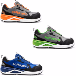 Le Scarpe antinfortunistiche Sottozero Jet S1PS ESD sono calzature di livello qualitativo superiore destinate a utilizzi prol ...