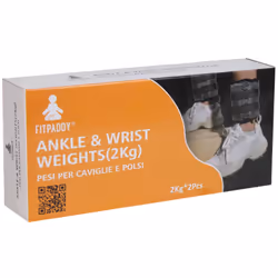 FITPADDY Pesi DuoFlex per Caviglie/Polsi 2 kg - Vista aggiuntiva 4