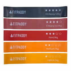 FITPADDY Fasce Elastiche - kit 5 pezzi