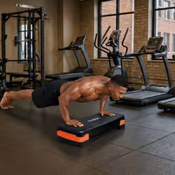 FITPADDY STEPPER01 step da aerobica Nero, Arancione Polipropilene (PP) 150 kg Altezza regolabile - Vista aggiuntiva 3