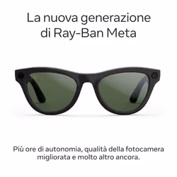Ray-Ban Meta Skyler (Gen 2) - Nero lucido, Lenti verde - Vista aggiuntiva 2