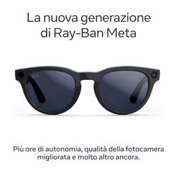 Ray-Ban Meta Headliner (Gen 2) - Nero lucido, Lenti zaffiro Transitions® - Vista aggiuntiva 2