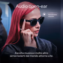 Ray-Ban Meta Headliner (Gen 2) - Nero lucido, Lenti zaffiro Transitions® - Vista aggiuntiva 5