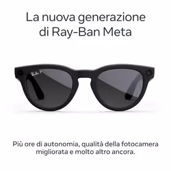 Ray-Ban Meta Headliner (Gen 2) - Nero opaco, Lenti grafite sfumata polarizzate - Vista aggiuntiva 2