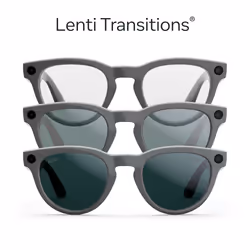 Ray-Ban Meta Headliner (Gen 2) - Grigio asteroide lucido, Lenti smeraldo Transitions® - Vista aggiuntiva 7