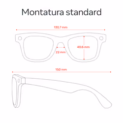 Ray-Ban Meta Wayfarer (Gen 2) - Nero opaco, Lenti grafite sfumata polarizzate - Vista aggiuntiva 7