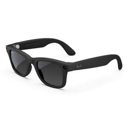 Ray-Ban Meta Wayfarer larga (Gen 2) - Nero opaco, Lenti grafite sfumata polarizzate