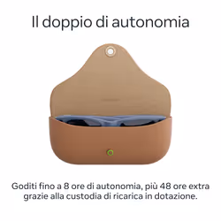 Ray-Ban Meta Wayfarer larga (Gen 2) - Cosmic blue lucido, Lenti zaffiro Transitions® - Vista aggiuntiva 6