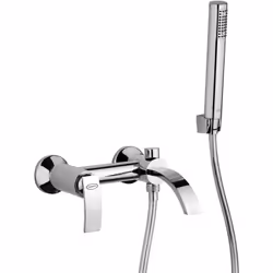 Miscelatore vasca esterno in ottone cromato con doccino e deviatore Jacuzzi|rubinetteria Ray Il design e la continua ricerca  ...
