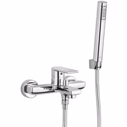 Rubinetto per vasca doccia in ottone cromato con deviatore Jacuzzi | rubinetteria serie Twilight Il design e la continua rice ...