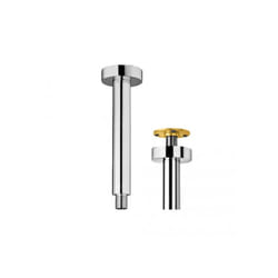 Jacuzzi - Braccio doccia a soffitto diametro 3 cm lungo 20 cm con fissaggio rinforzato Rubinetteria 1111069JA00