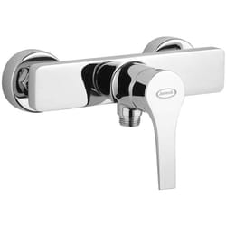 Miscelatore doccia esterno monoleva Jacuzzi rubinetteria Moonlight ottone cromato 0MG00028JA02