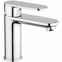 Miscelatore per lavabo modello Borea di Jacuzzi Rubinetteria in ottone forma tonda per piletta click clack Borea rubinetto pe ...