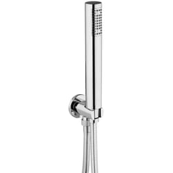 Duplex doccia a parete anticalcare tonda in ottone cromo Jacuzzi rubinetteria diametro 2,4 cm 0KC00901JA00